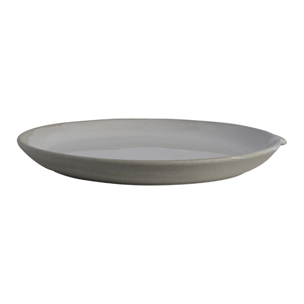 Steelite Gembrook White Plate with Spout 263.5mm (Pack 24) (B2B)