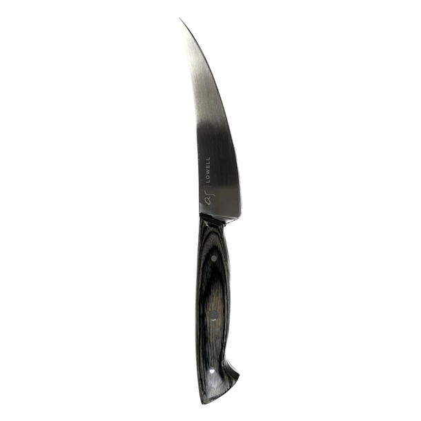 Adam Simha Lovell Steak Knife Grey White & Black - 20.3cm (Pack 6) (B2B)