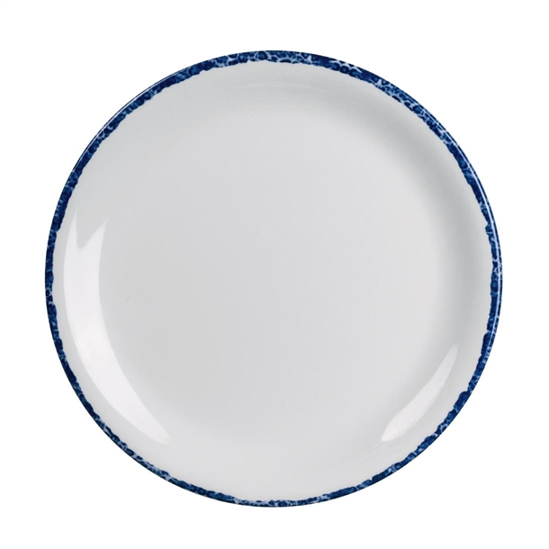 Blue Dapple Coupe Plate - 203mm (Pack 12) (B2B)