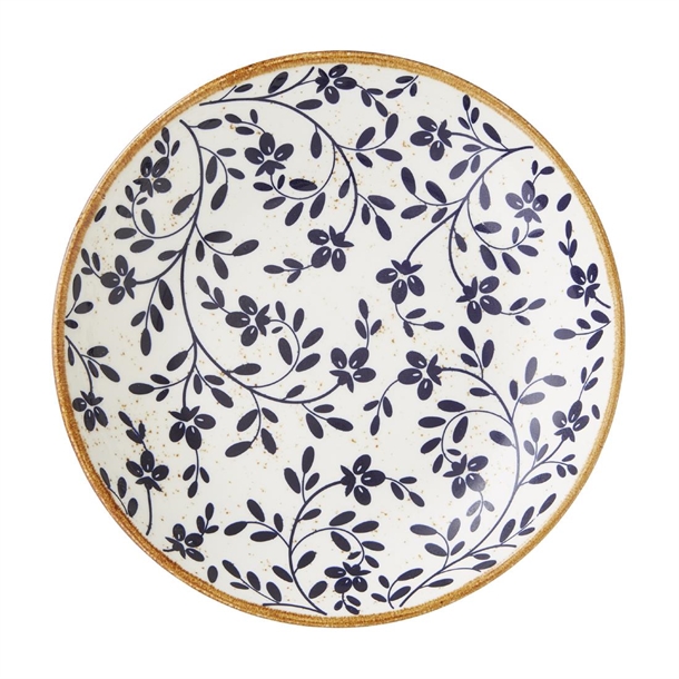 Flora Blue Coupe Bowl - 215mm (Pack 12) (B2B)