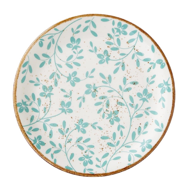 Flora Aqua Coupe Plate - 202.5mm (Pack 12) (B2B)