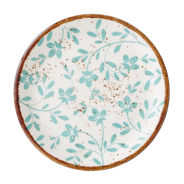 Flora Aqua Coupe Plate - 152.5mm (Pack 12) (B2B)