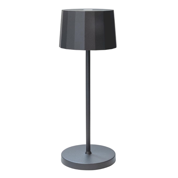 Octa Dark Grey Mini LED Rechargeable Table Light - 76x203cm (Pack 6) (B2B)