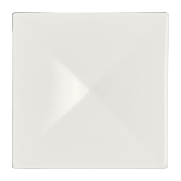 RO White Album Square Elevation with Indent - 100x100x19mm (Pack 12) (B2B)