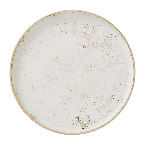 Craft White Stack Plate - 255mm (Pack 12) (B2B)