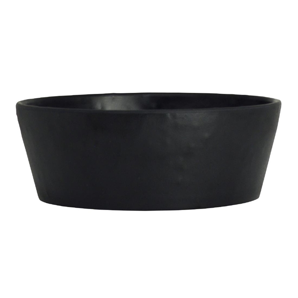 Cali Black Round Bowl - 127x48mm 270ml (Pack 12) (B2B)