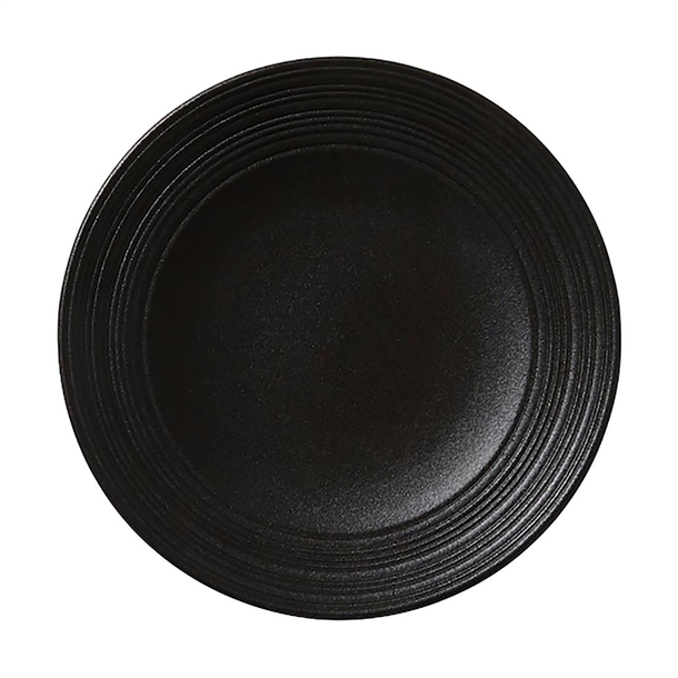 Steelite Concorde Noir Coupe Plate - 152.5mm (Pack 12) (B2B)