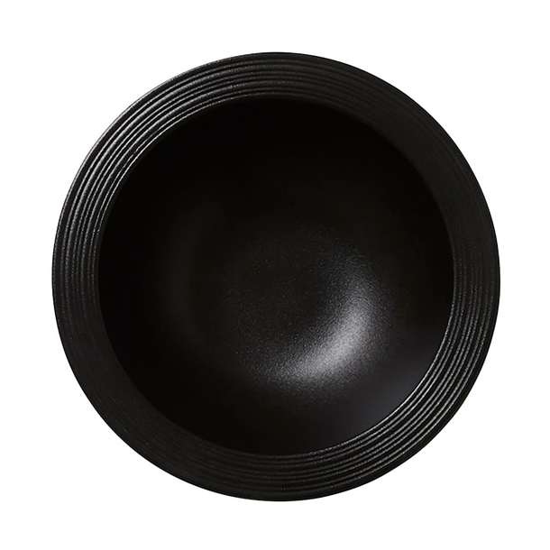 Steelite Concorde Noir Oatmeal Bowl - 165mm 515ml (Pack 12) (B2B)