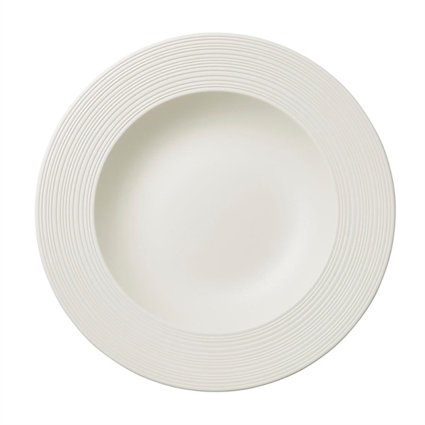 Steelite Concorde Blanc Rim Soup Plate - 240mm 310ml (Pack 12) (B2B)