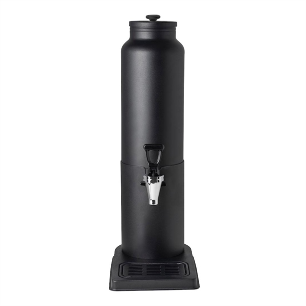 Steelite Creations Black Insulated Milk Urn & Base - 305x178x533mm 2.8Ltr (B2B)