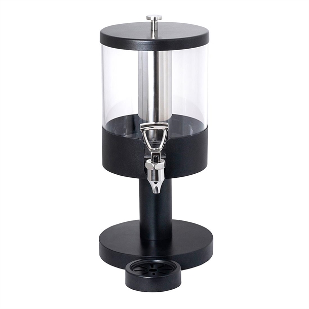 Steelite Creations Buffet Black Juice Dispenser - 203x267x603mm 3.8Ltr (B2B)