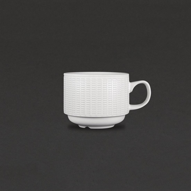 Steelite Willow Cup Stacking - 21.25cl 7 1/2oz (Box 36) (B2B)