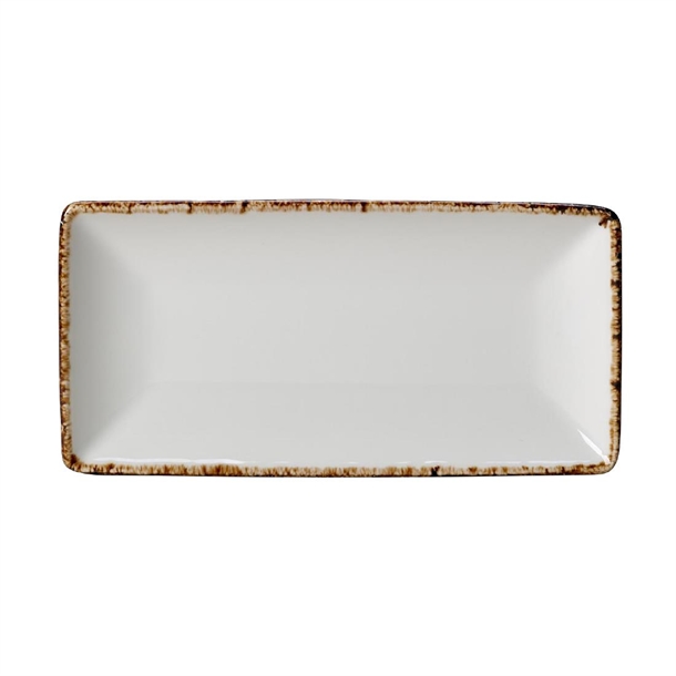 steelite-brown-dapple-rectangle-six-plates