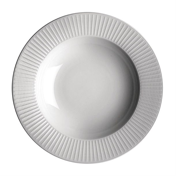 Steelite Willow Mid Rimmed Bowl 24cm (9 1/2") 34cl (12oz) (Box 24) (B2B)