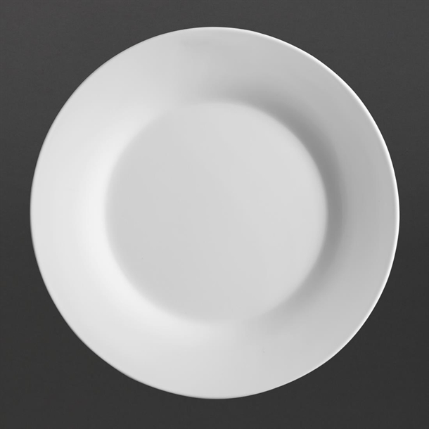 Olympia Kristallon Melamine Wide Rimmed Plate - 152mm 6" (Box 12)