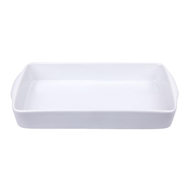 Olympia Whiteware Oblong Roaster 42x305x163mm (Box 6)