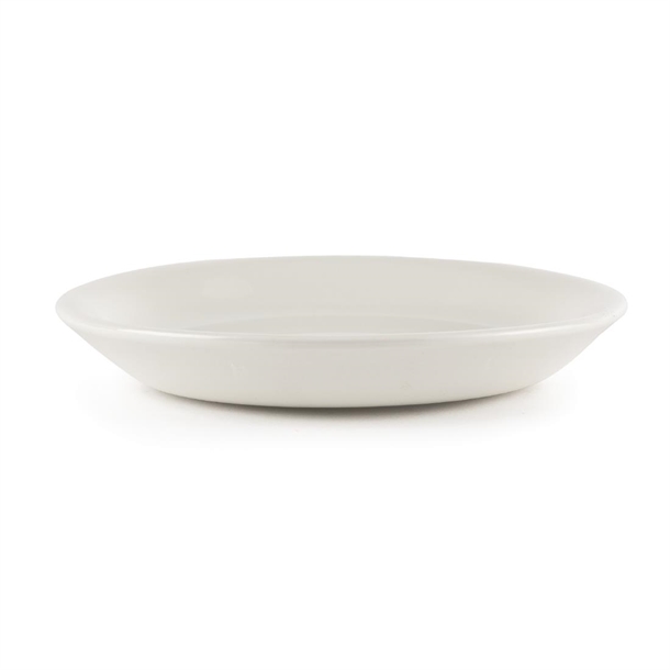 White Small Cafe Saucer - 5 1/2" (Box 24) (Direct)