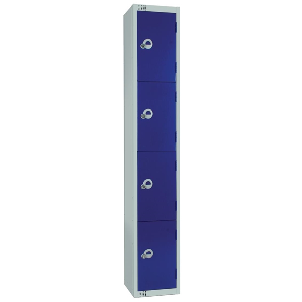 elite-four-door-padlock-locker-with-sloping-top-blue
