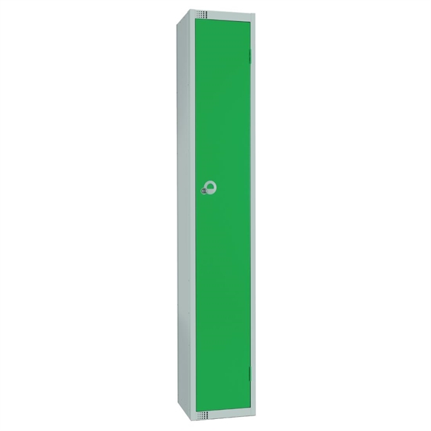 elite-single-door-padlock-locker-with-sloping-top-green