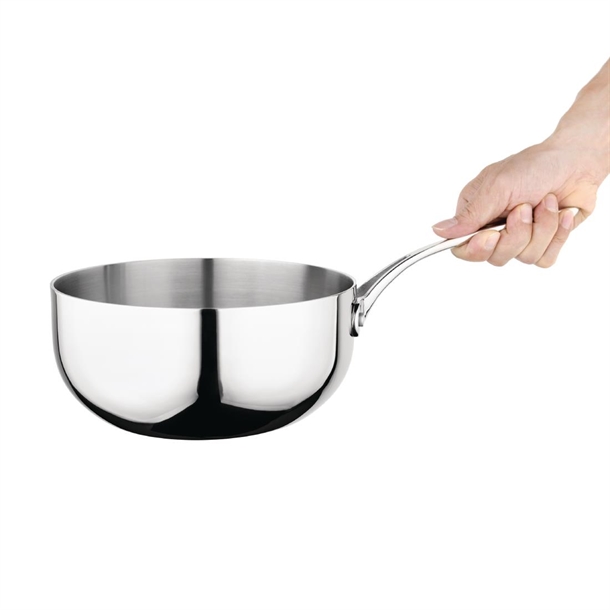 Sauteuse en aluminium Vogue 200mm