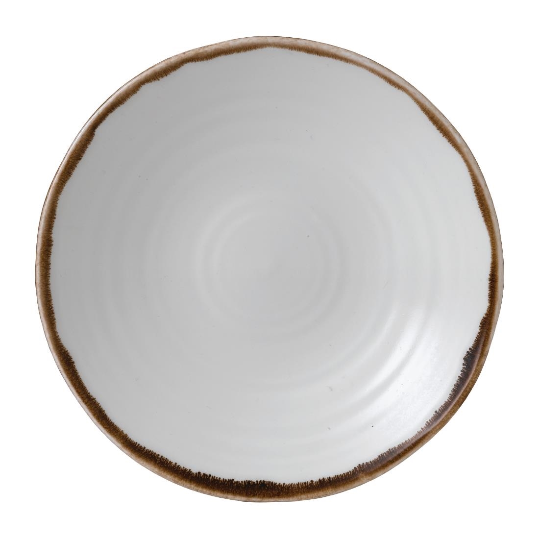 Churchill Brown Dudson Harvest Coupe Bowls Natural 210Mm (12 Pack)