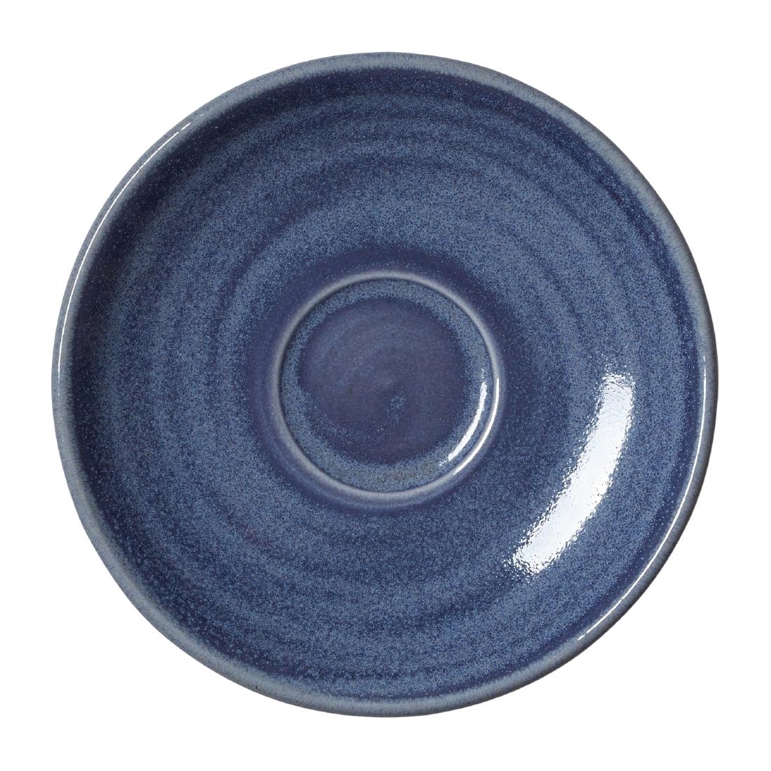 Steelite Blue Revolution Stone Saucers 125Mm (12 Pack)