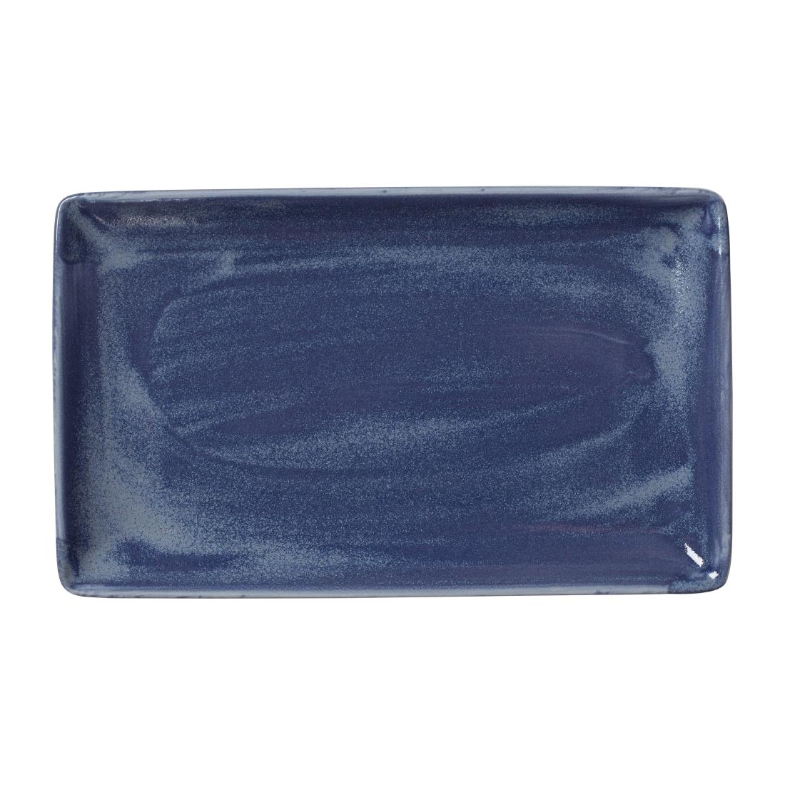 Steelite Blue Revolution Stone Rectangle Plates 270Mm (6 Pack)