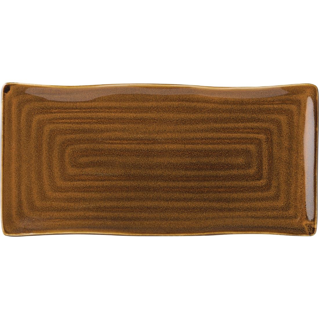 Utopia Brown Tribeca Platter Malt 260Mm (6 Pack)