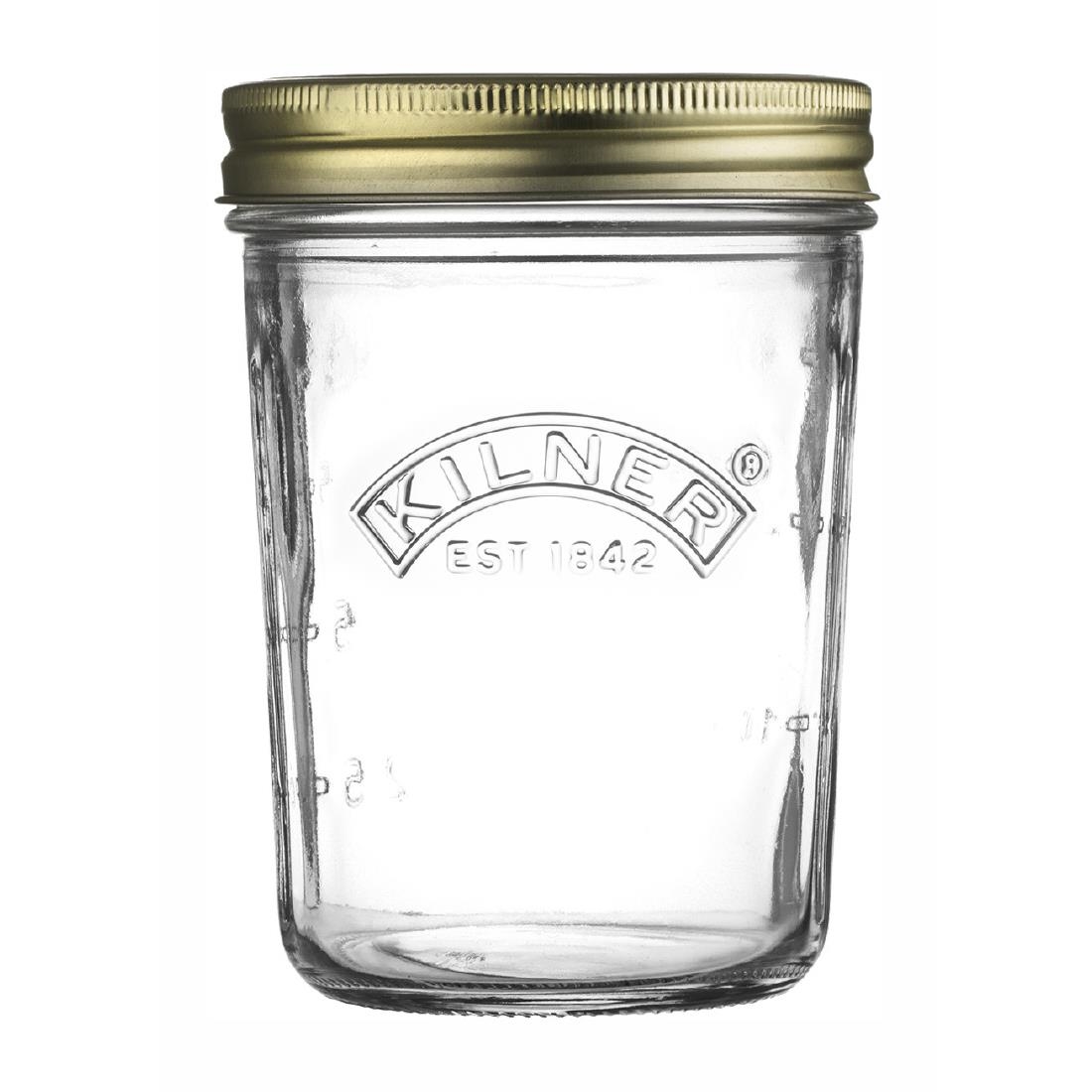 Kilner Clear Wide Mouth Preserve Jar 350Ml