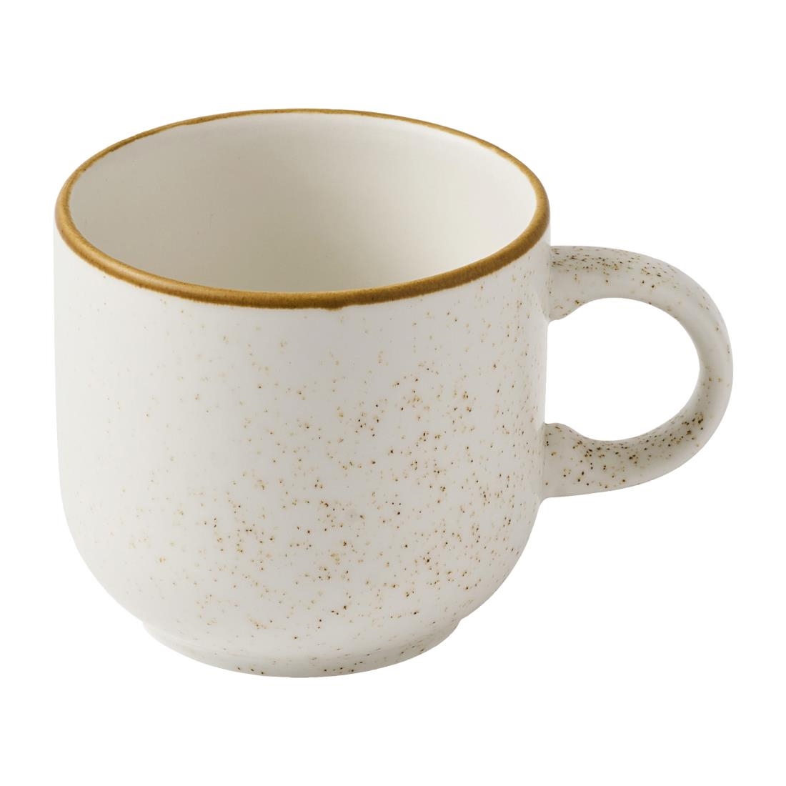 Churchill Super Vitrified White Churchill Stonecast Bubble Mugs Barley 340Ml (12 Pack)