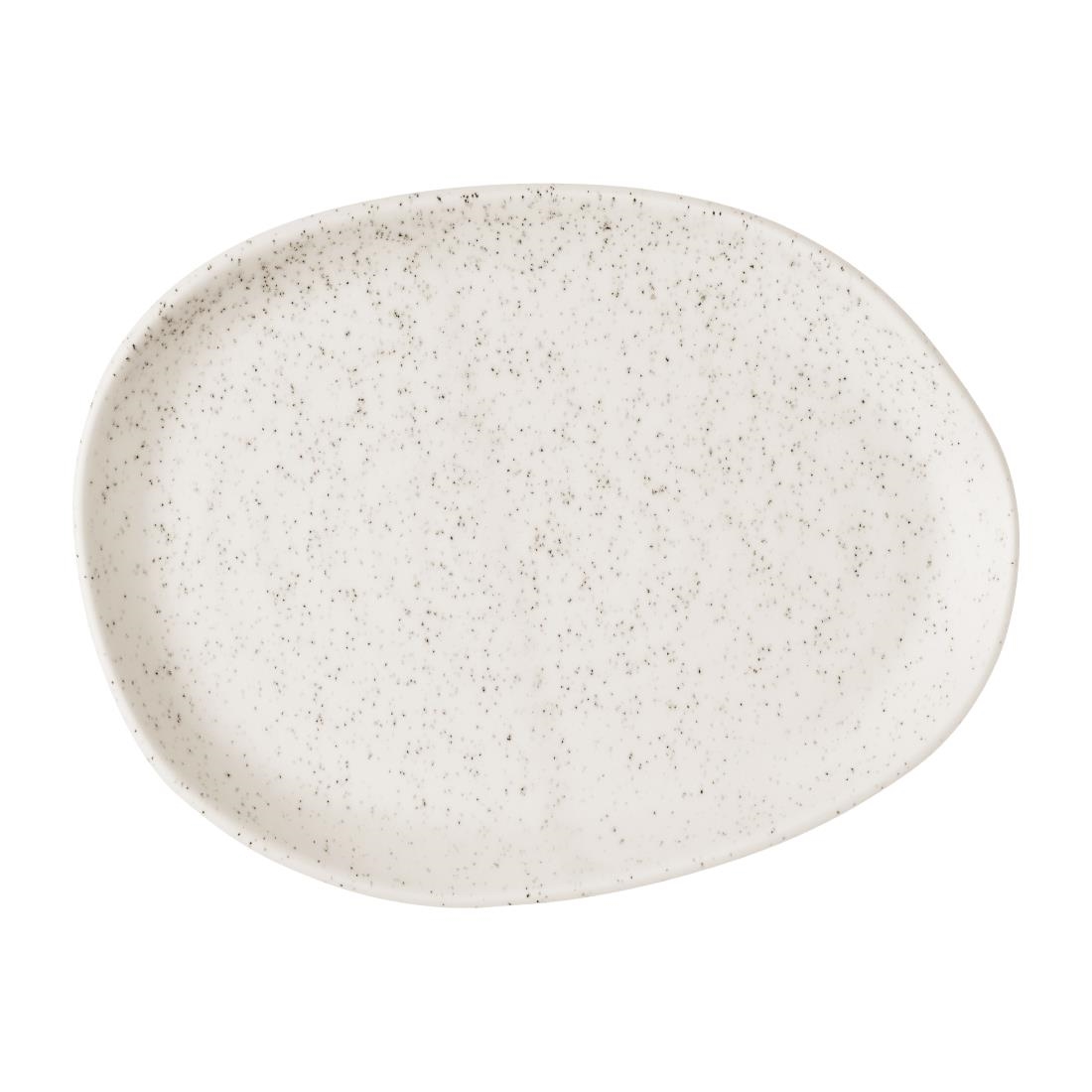 Churchill Super Vitrified White Churchill Stonecast Natural Organic Platters Barley 260X200mm (6 Pack)