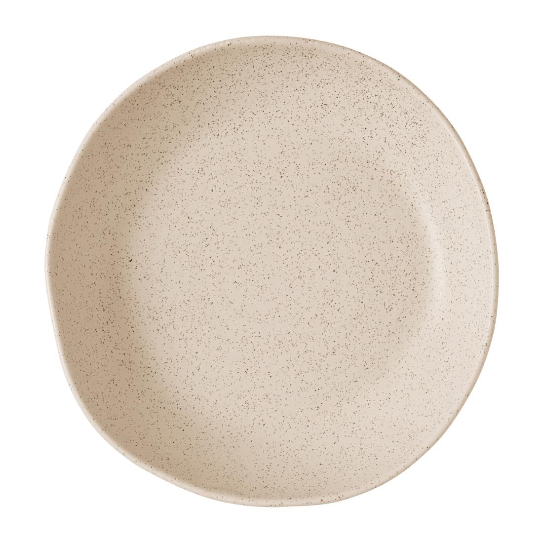 Churchill Super Vitrified Cream Churchill Stonecast Natural Organic Deep Bowls Nutmeg 250Mm (6 Pack)