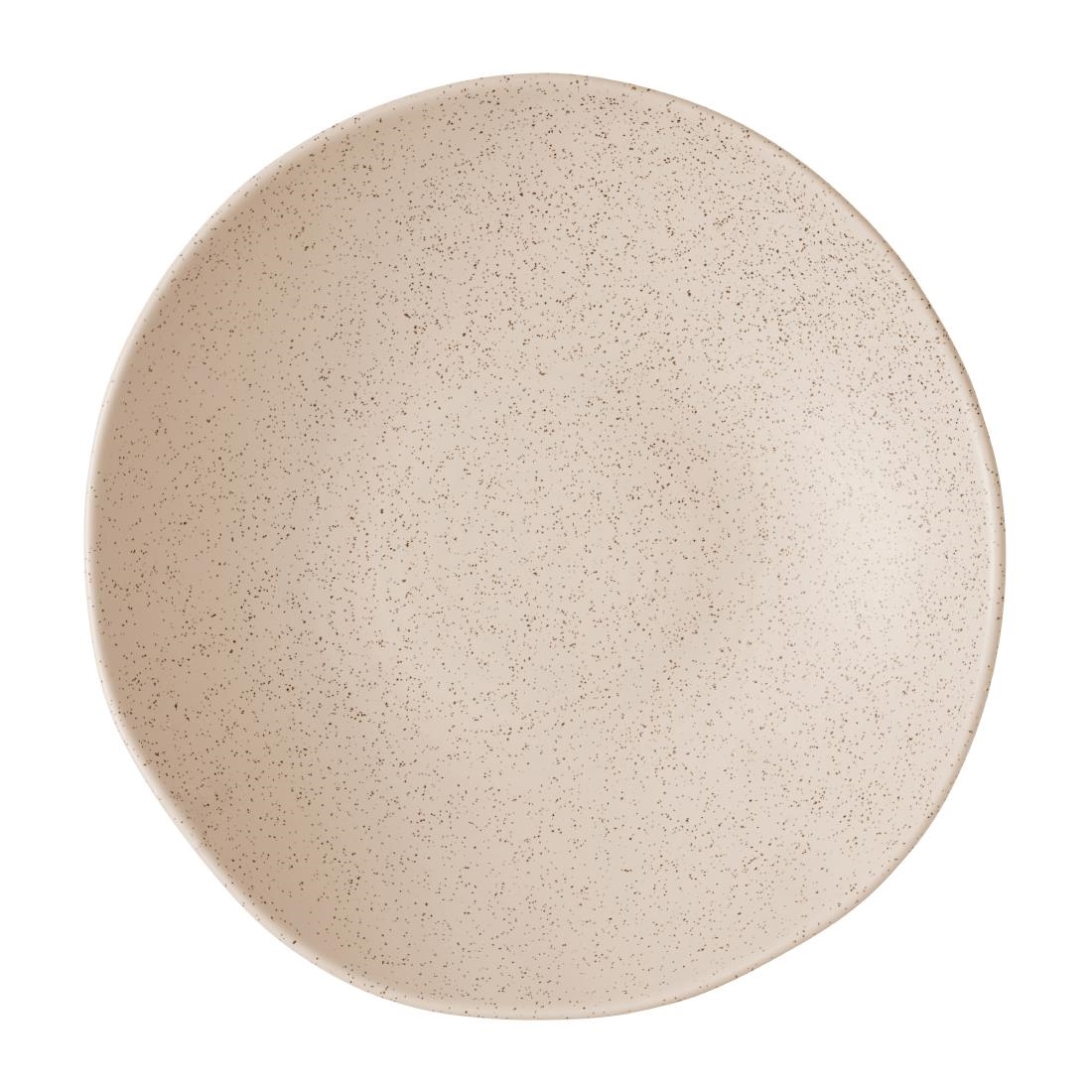 Churchill Super Vitrified Cream Churchill Stonecast Natural Organic Coupe Bowls Nutmeg 220Mm (6 Pack)