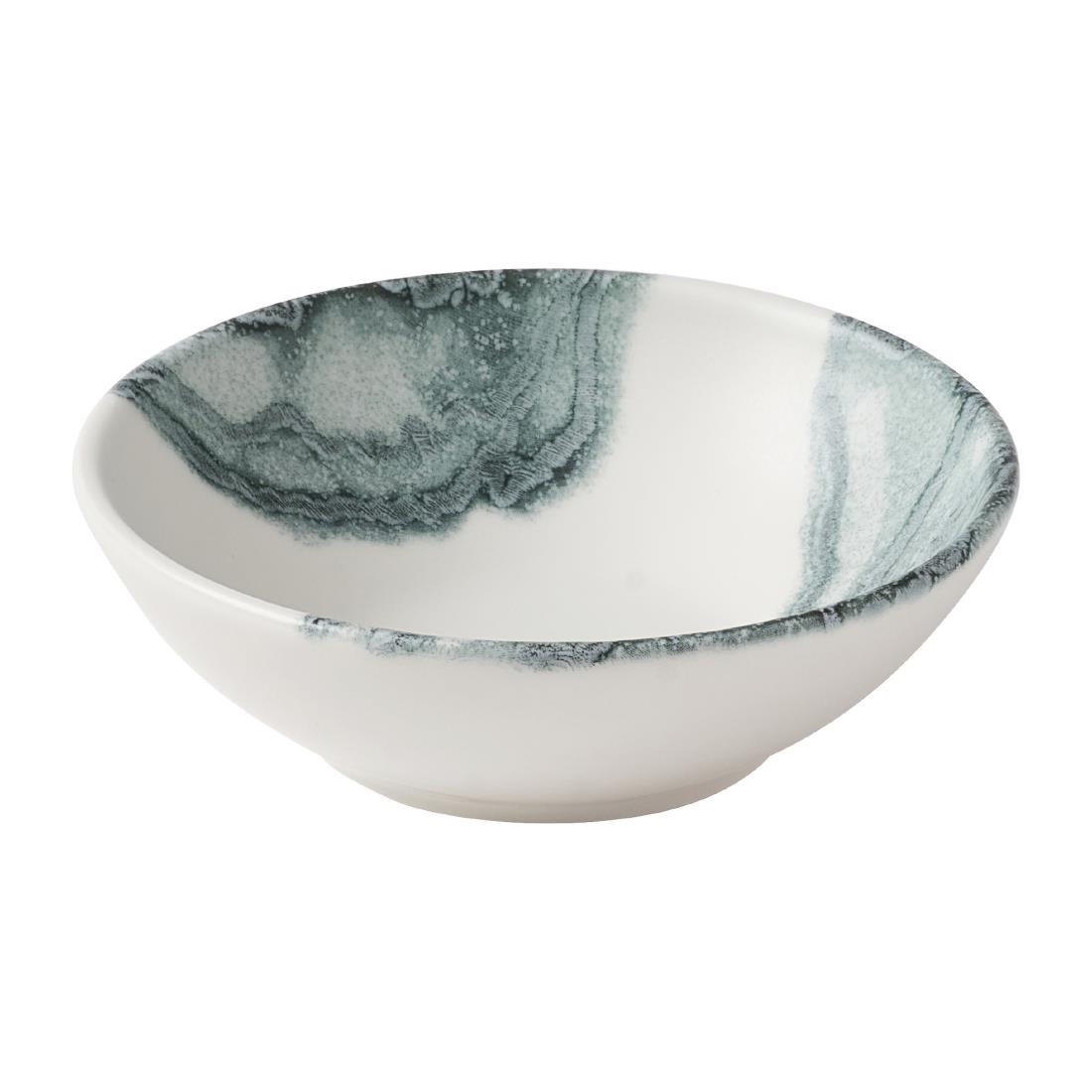 Churchill Super Vitrified Black Churchill Tide Shallow Bowls 130Mm (12 Pack)