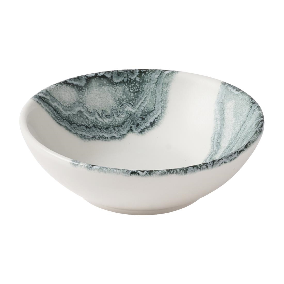 Churchill Super Vitrified Black Churchill Tide Shallow Bowls 116Mm (12 Pack)