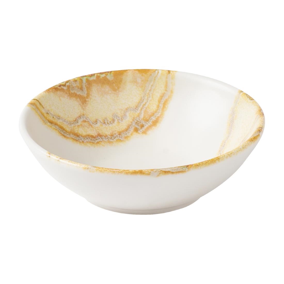Churchill Super Vitrified Gold Churchill Tide Shallow Bowls 130Mm (12 Pack)