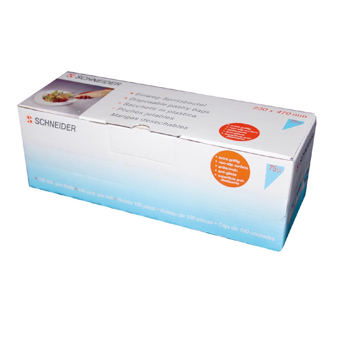 Schneider Disposable Piping Bags in Blue Made of Polyethylene 47cm 470x230x70mm