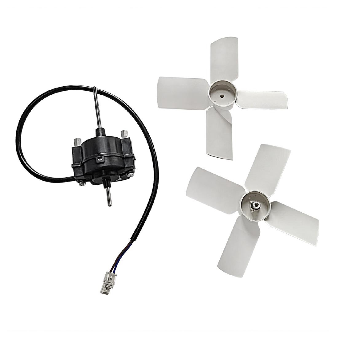 Polar Fan Motor Including Blades