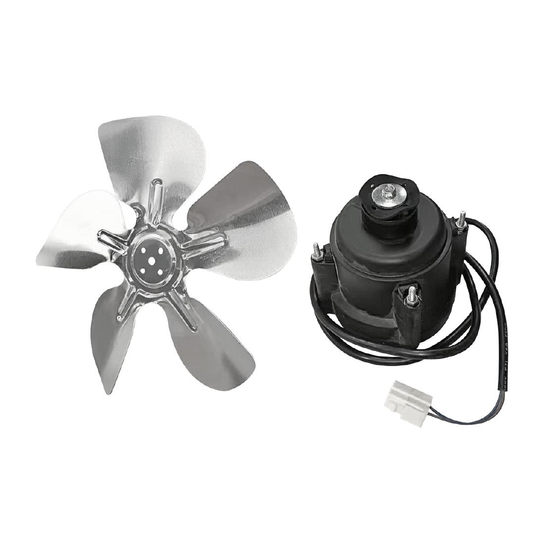 Polar Black Condenser Fan Motor Including Blade