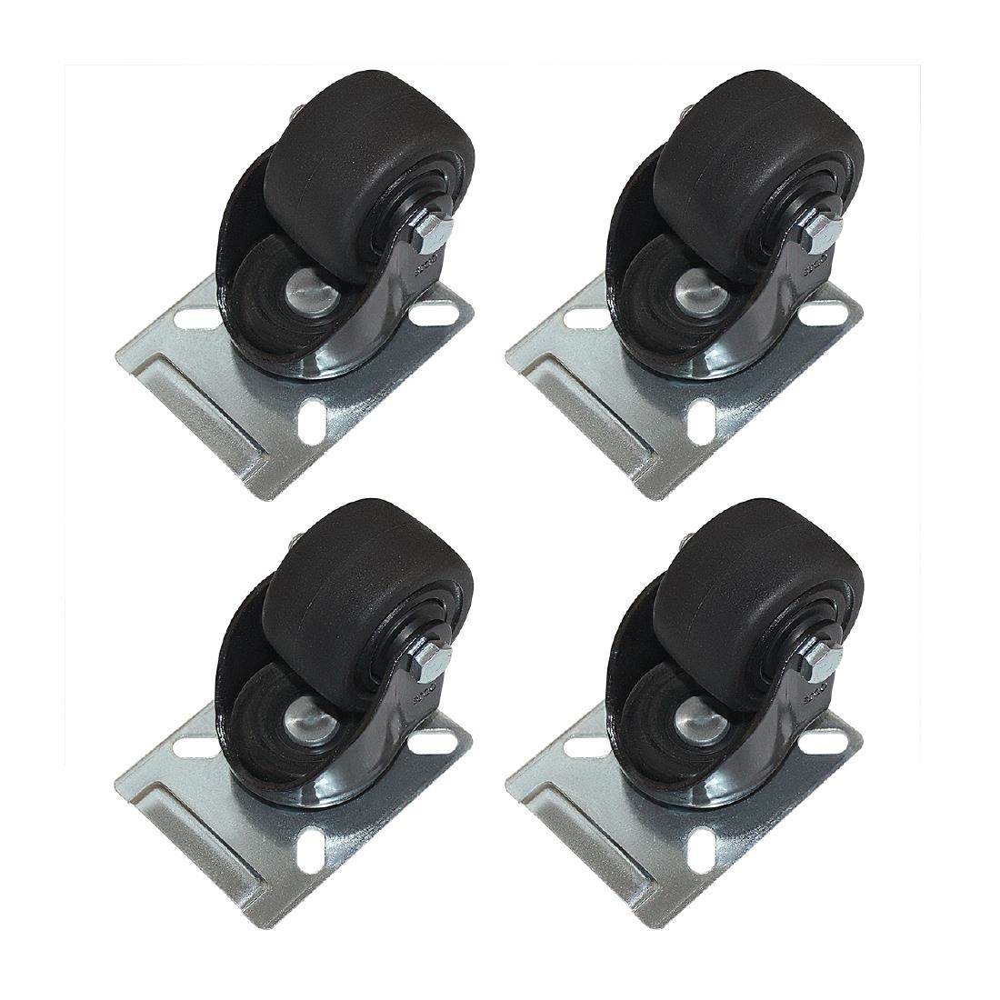Polar Black U-Series Castors ( Set Of 4)