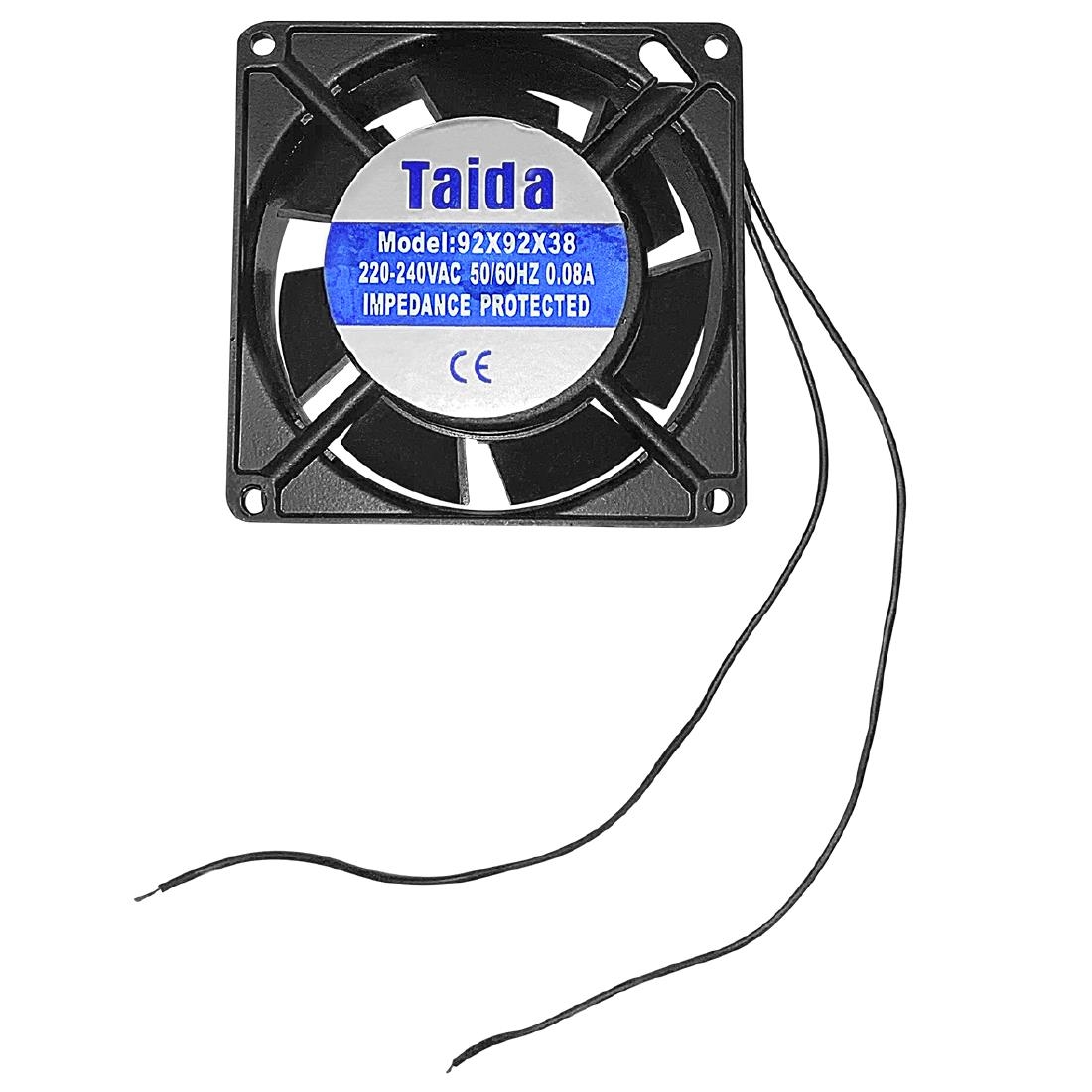 Polar Black Square Fan