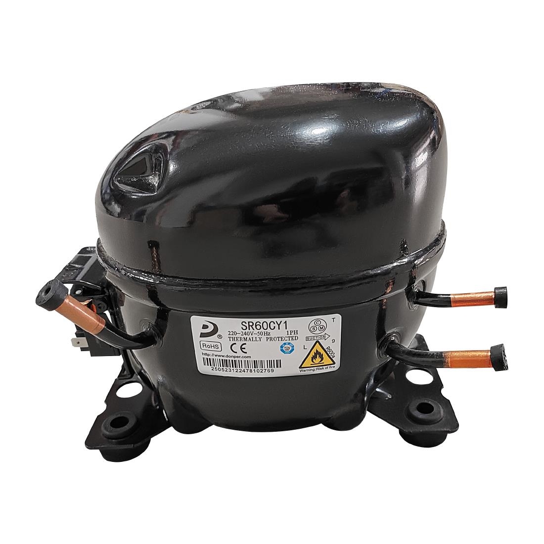 Nisbets Essentials Black Compressor (R600a-Sr60cy1)