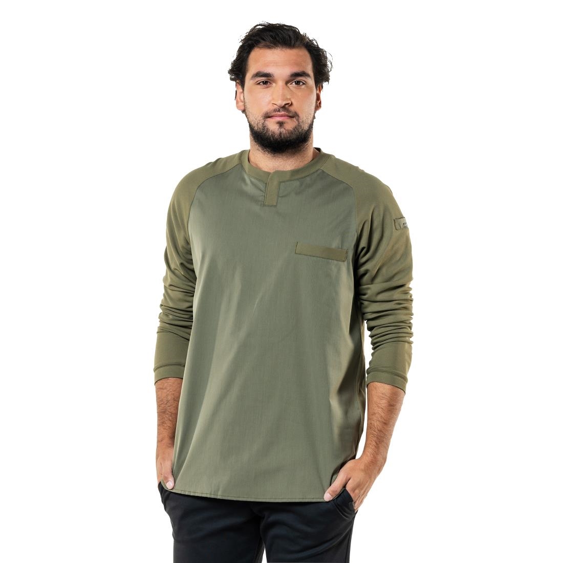 Chaud Devant Valente UFX T-Shirt moosgrün Größe L - L