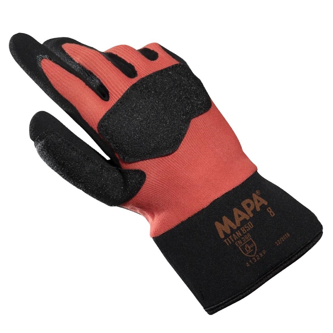 Mapa Black Titan 850 Heavy Duty Handling Gloves Size L