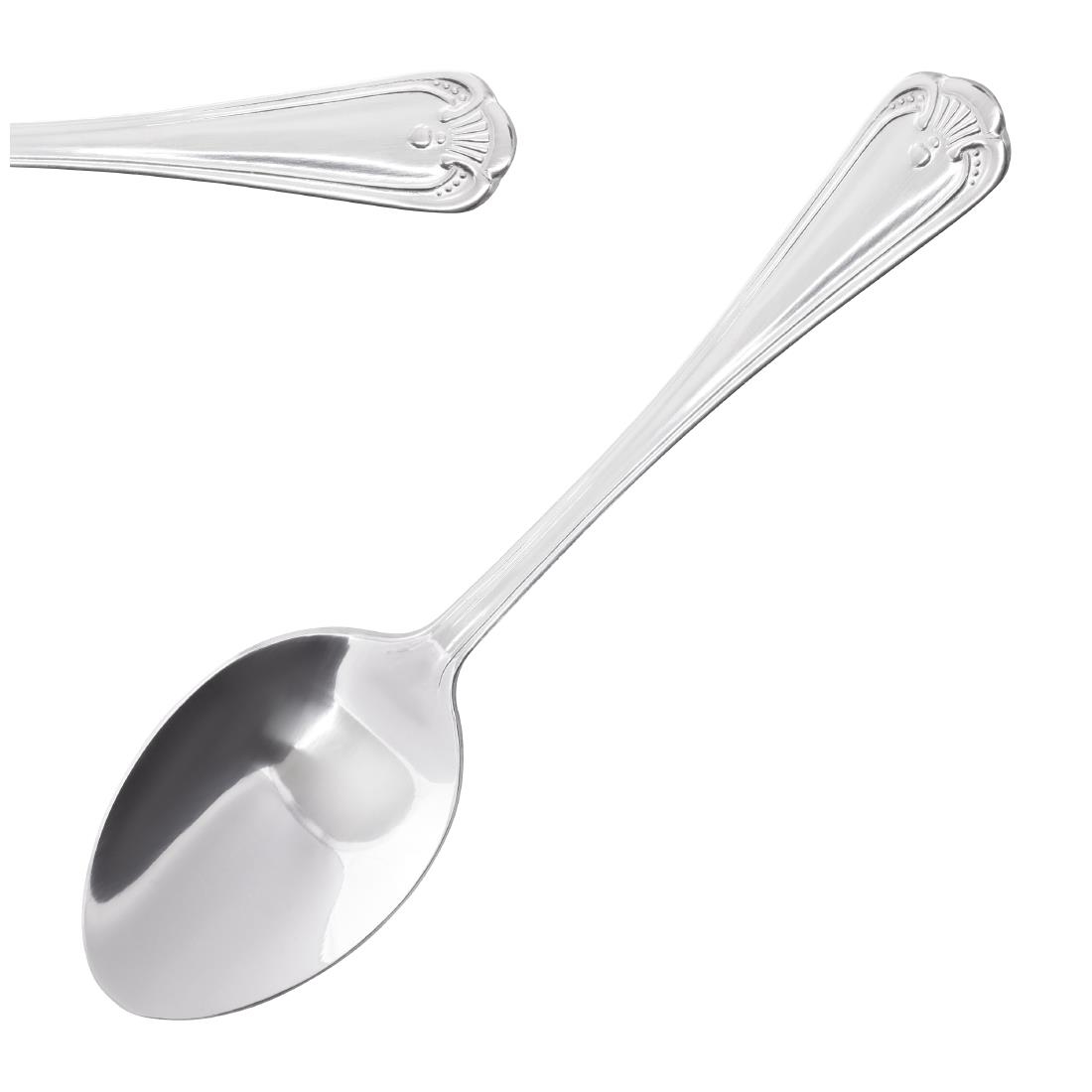 Olympia Silver Jesmond Dessert Spoons (12 Pack)
