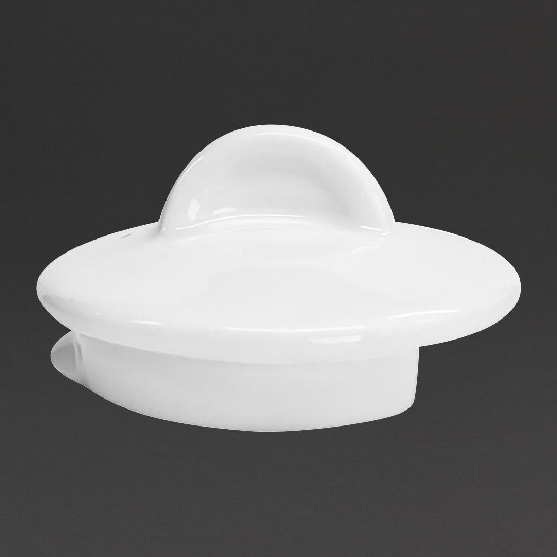Churchill White Lids For 710Ml Alchemy Teapots (6 Pack)
