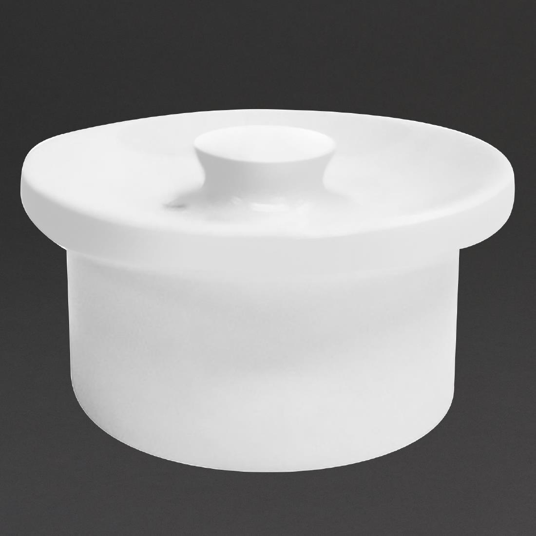 Churchill White Lids For 426Ml Ware Nova Teapots (6 Pack)