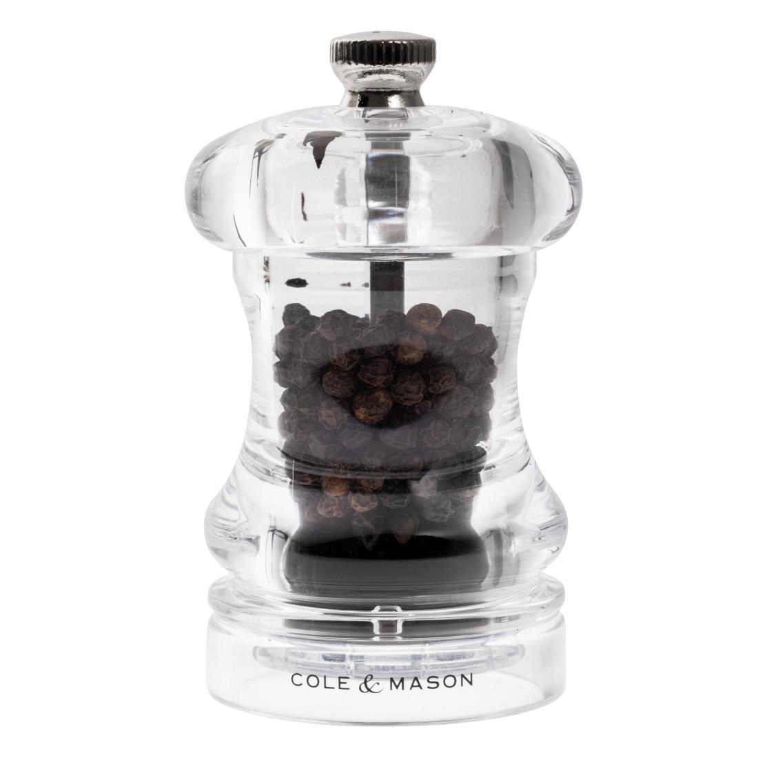Cole & Mason Clear Capstan Acrylic Pepper Mill