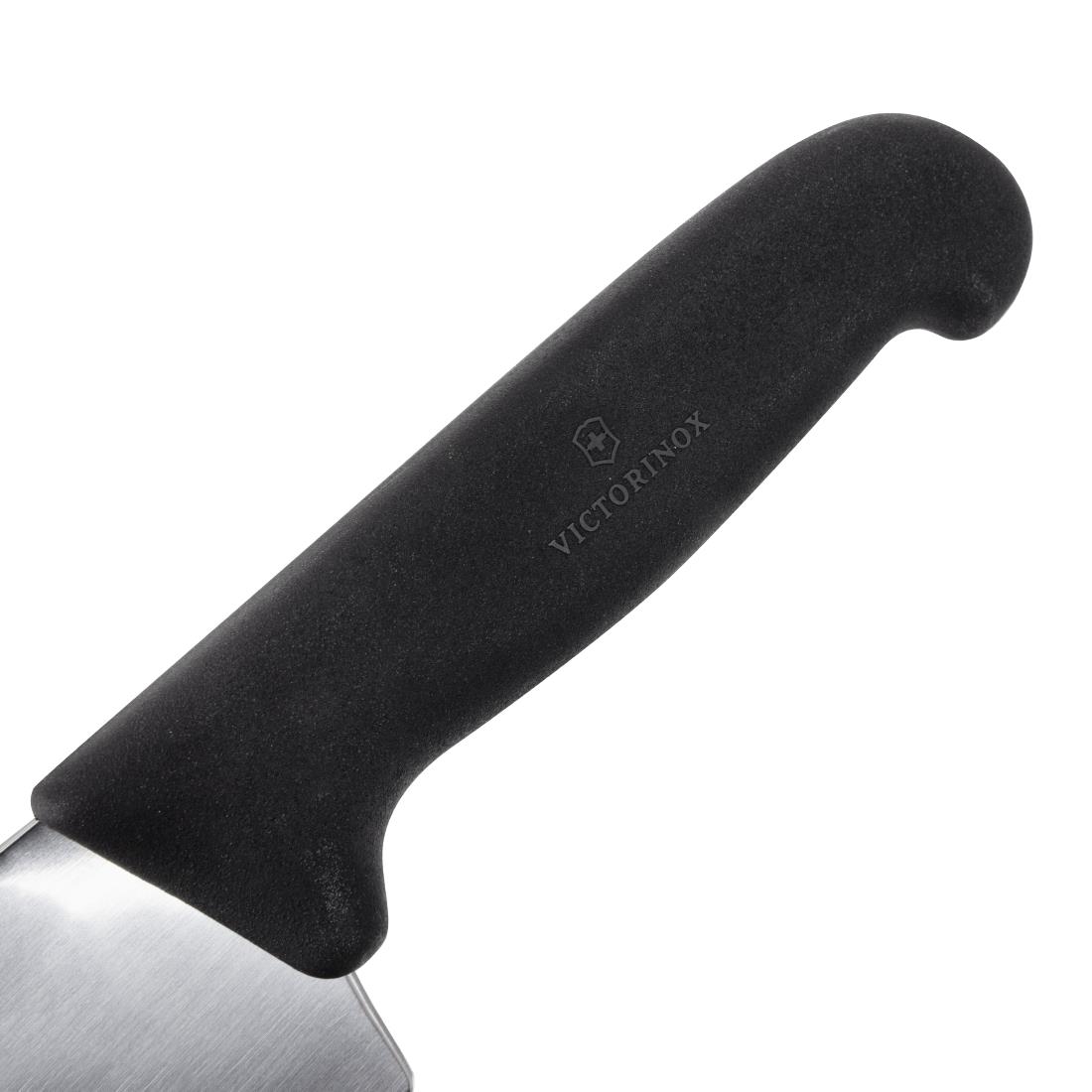 Victorinox Fibrox Serrated Carving Knife Black 25cm - CC267 - Nisbets