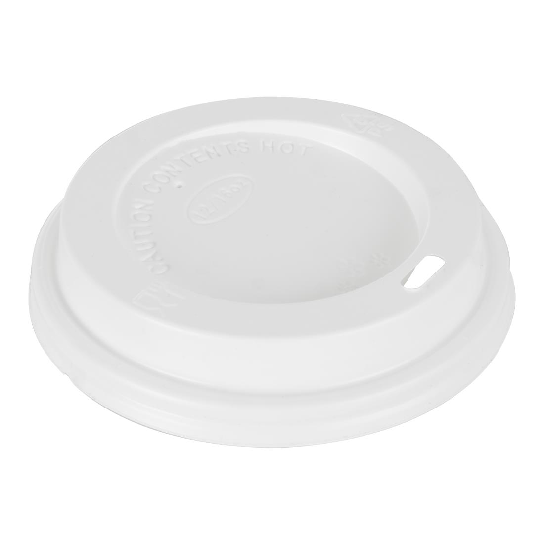 Fiesta Recyclable Coffee Cup Lids White 340ml / 12oz & 455ml / 16oz (1000 Pack)